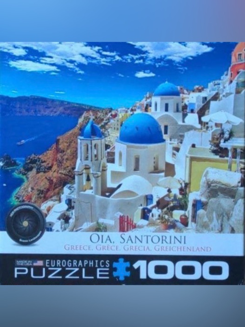 Eurographics Oia Santorini Greece 1000 piece puzzle